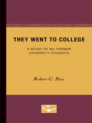cover image of They Went to College